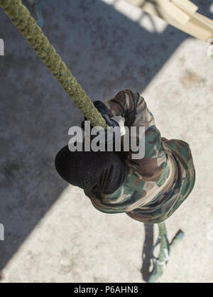 Solders Fast Ropeing Members of the Ktah Khas Afghan Female Tactical Platoon participated in ...