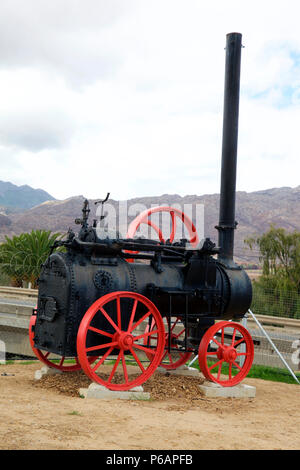 19th century engine, Villiersdorp, Western Cape, South Africa Stock Photo