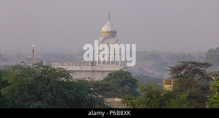 White palace of Jaisalmer Fort. Jaisalmer is a former medieval trading center and a princely state in Rajasthan, India. Stock Photo