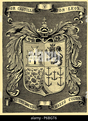 Columbus Coat of Arms Stock Photo - Alamy