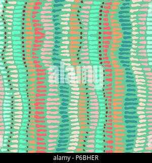 Seamless vector spots and strokes light green colours pattern Stock Vector
