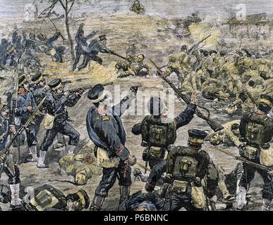 First Sino-Japanese War (1894-1895). Battle of Ping-Yang