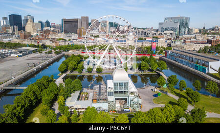 Montreal Observation Wheel, Montreal, Canada Stock Photo