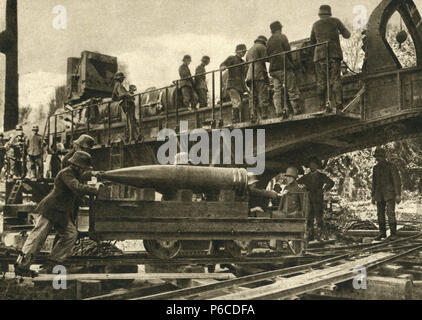 world war i, Paris gun, 38 cm SK L/45 Max, ww1, wwi, world war one Stock Photo