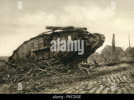 tank, world war i, British tank, ww1, wwi, world war one Stock Photo