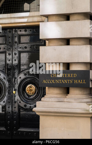 Chartered Accountants Hall, One Moorgate Place, London, England, U.K. Stock Photo