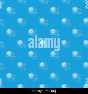 System fan and pipe pattern vector seamless blue Stock Vector
