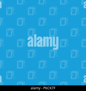 Window ventilation pattern vector seamless blue Stock Vector