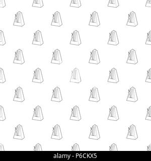 Metronome icon, outline style Stock Vector