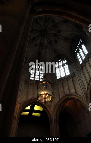 Interior of Lincoln's Inn Library, London, UK, designed by George Gilbert Scott. Stock Photo