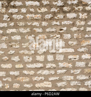 Wall of white brick to use as background Stock Photo