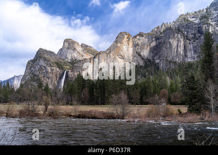 Yosemite Valley View of Yosemite national Park in California San Francisco USA Stock Photo