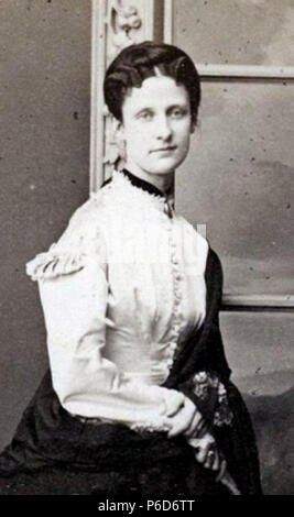 English: Princes Maria Annunziata of Bourbon-Two Sicilies . after 1868 70 Princess Maria Annunciata of Bourbon-Two Sicilies Stock Photo