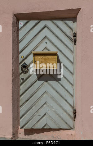 Old Door In Medieval Tallinn Stock Photo