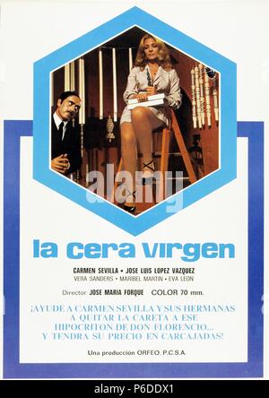 PELICULA LA CERA VIRGEN , 1972. DIRECTOR , JOSE MARIA FORQUE. ACTORES