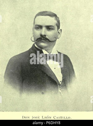 Español: José León Castillo en 1897. Político guatemalteco que se opuso férreamente al gobierno del licenciado Manuel Estrada Cabrera. 1897 56 Joseleoncastillo1897 Stock Photo