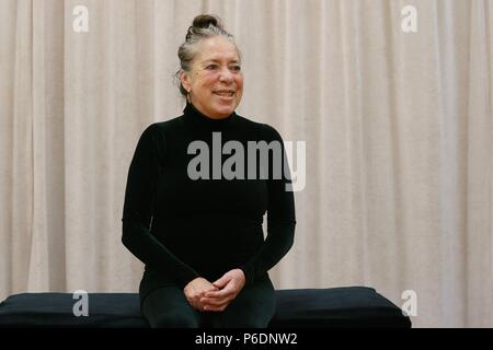 New York, NY, USA. 29th June, 2018. Floriana Frassetto in attendance for MUMMENSCHANZ Debut New Show 'you and me', Pearl Studios, New York, NY June 29, 2018. Credit: Jason Smith/Everett Collection/Alamy Live News Stock Photo