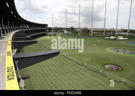 MIAMI GARDENS, FL - JUNE 30: Atmosphere at the Topgolf during Dj Irie Weekend 2018 on June 30, 2018 in Miami, Florida   People:  Atmosphere Stock Photo