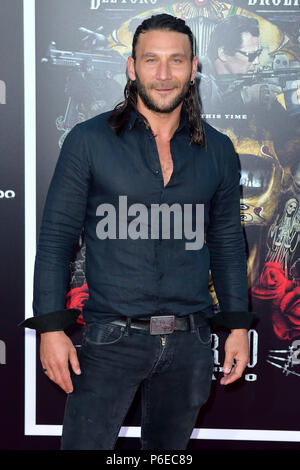 Zach McGowan attending the 'Sicario: Day of the Soldado' premiere at