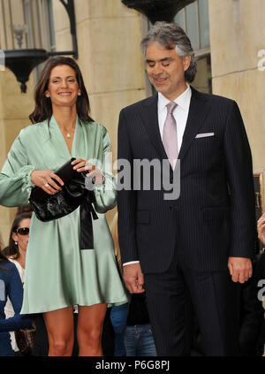 Andrea Bocelli   fiancee, Veronica Berti  15   - Andrea Bocelli Honored with a Star on the Hollywood Walk of Fame In Los Angeles.Andrea Bocelli   fiancee, Veronica Berti  15  Event in Hollywood Life - California, Red Carpet Event, USA, Film Industry, Celebrities, Photography, Bestof, Arts Culture and Entertainment, Topix Celebrities fashion, Best of, Hollywood Life, Event in Hollywood Life - California, movie celebrities, TV celebrities, Music celebrities, Topix, Bestof, Arts Culture and Entertainment, Photography,    inquiry tsuni@Gamma-USA.com , Credit Tsuni / USA, Honored with a Star on the Stock Photo