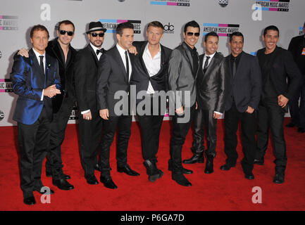 New Kids On The Block-Backstreet Boys - 2010 American Music Awards - AMA - At the Nokia Theatre in Los Angeles.New Kids On The Block-Backstreet Boys 54  Event in Hollywood Life - California, Red Carpet Event, USA, Film Industry, Celebrities, Photography, Bestof, Arts Culture and Entertainment, Topix Celebrities fashion, Best of, Hollywood Life, Event in Hollywood Life - California, Red Carpet and backstage, ,Arts Culture and Entertainment, Photography,    inquiry tsuni@Gamma-USA.com ,  Music celebrities, Musician, Music Group, 2010 Stock Photo