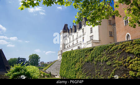 Medieval castle of Pau, Aquitaine, France. Birth place of the french king Henri 4 Stock Photo