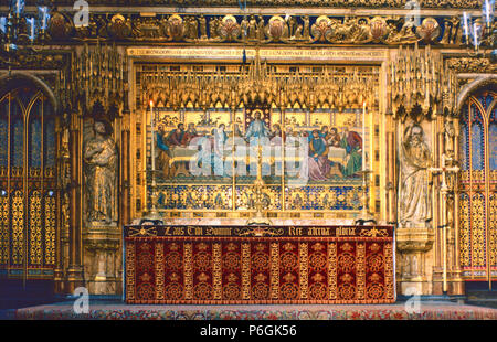The High Altar,Westminster Abbey,London,England Stock Photo