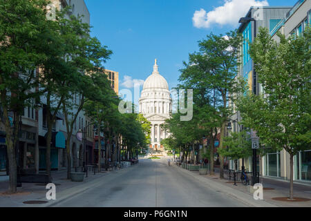 Wisconsin State Capitol in Madison, Wisconsin Stock Photo