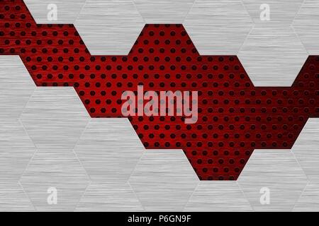 Brushed metal background with perforation Stock Vector Image & Art - Alamy