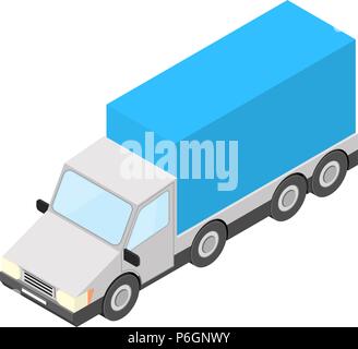 Truck. Isometric vector illustration Stock Vector