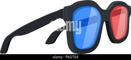 movie 3d glasses Stock Vector Image & Art - Alamy