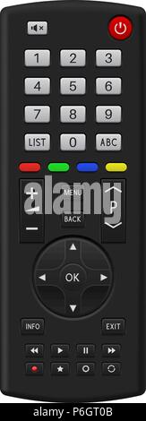 TV remote control Stock Vector