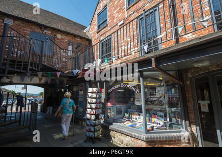 The Old Bakery shopping arcade in the picturesque market town of Petworth in West Sussex, UK Stock Photo