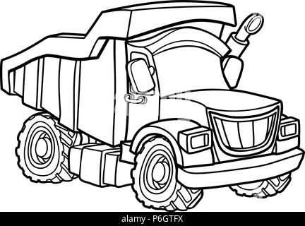 Dump Truck Stock Vector