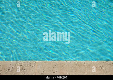 Swimming pool water Stock Photo