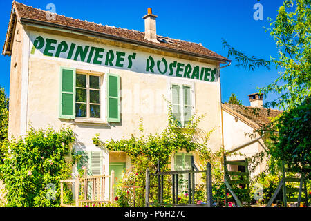 The Rose Garden in Provins, France Stock Photo