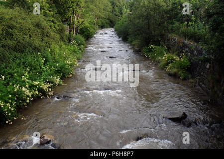 Lieser River in Rennweg am Katschber, Austria Stock Photo