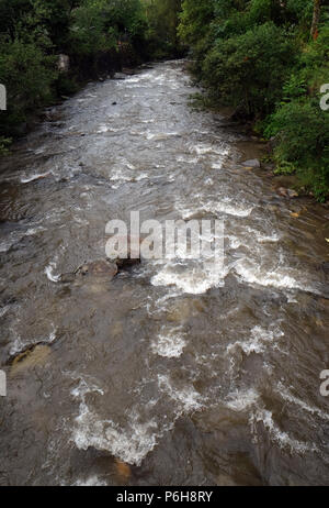 Lieser River in Rennweg am Katschber, Austria Stock Photo