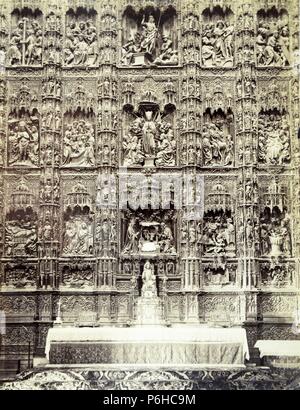 Sevilla, Catedral, retablo del Altar Mayor. Stock Photo