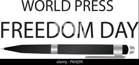 World Press freedom day Stock Vector