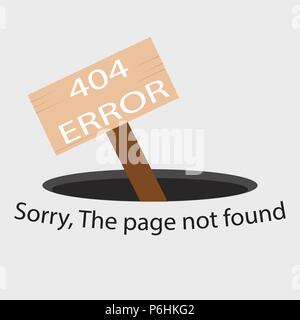 Page not found Stock Vector