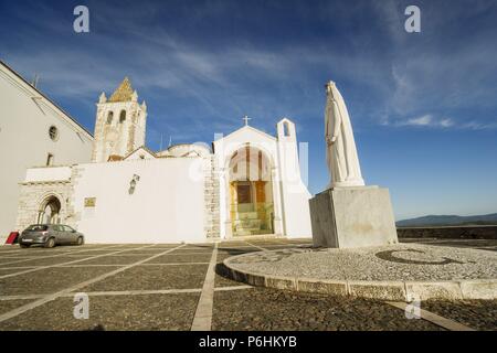 capilla en honor a la Reina Isabel de Portugal, nieta de Jaime I el Conquistador, Estremoz, Alentejo, Portugal, europa. Stock Photo