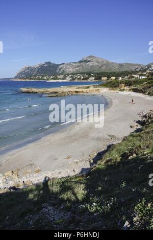 playa de Sant Joan, Alcudia,Mallorca, islas baleares, Spain. Stock Photo