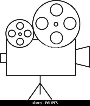 abstracct cinema symbol Stock Vector