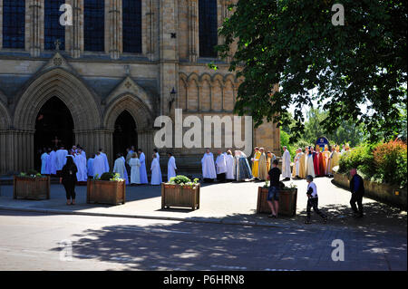 Ordination of Deacons Ripon Cathedral North Yorkshire England UK Stock Photo