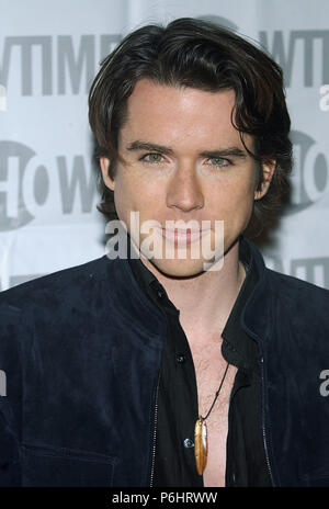 Christian Campbell arriving at the Showtime Star-Studded tca Press Tour
