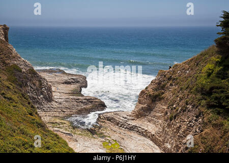 Davenport Cliffs , Santa Clara County, California Stock Photo