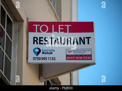 The former site of Jamie's Italian restaurant in Park Street, Bristol Stock Photo