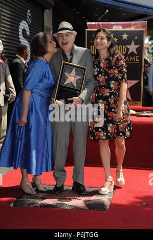 Walter Koenig + Wife Judy Levitt + Daughter Danielle - Walter Koenig Honored with a star on the Hollywood Walk of Fame in Los Angeles. Walter Koenig - Star  18  Event in Hollywood Life - California, Red Carpet Event, USA, Film Industry, Celebrities, Photography, Bestof, Arts Culture and Entertainment, Topix Celebrities fashion, Best of, Hollywood Life, Event in Hollywood Life - California, movie celebrities, TV celebrities, Music celebrities, Topix, Bestof, Arts Culture and Entertainment, Photography,    inquiry tsuni@Gamma-USA.com , Credit Tsuni / USA, Honored with a Star on the Hollywood Wal Stock Photo