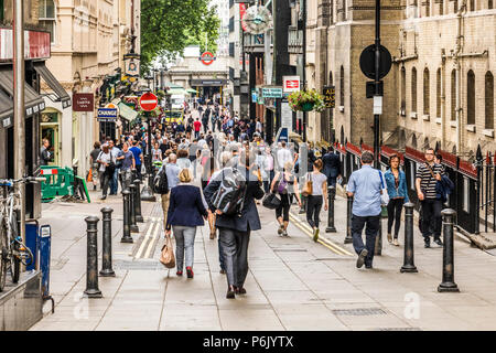 Street life and shoppers in Westminster London UK Stock Photo